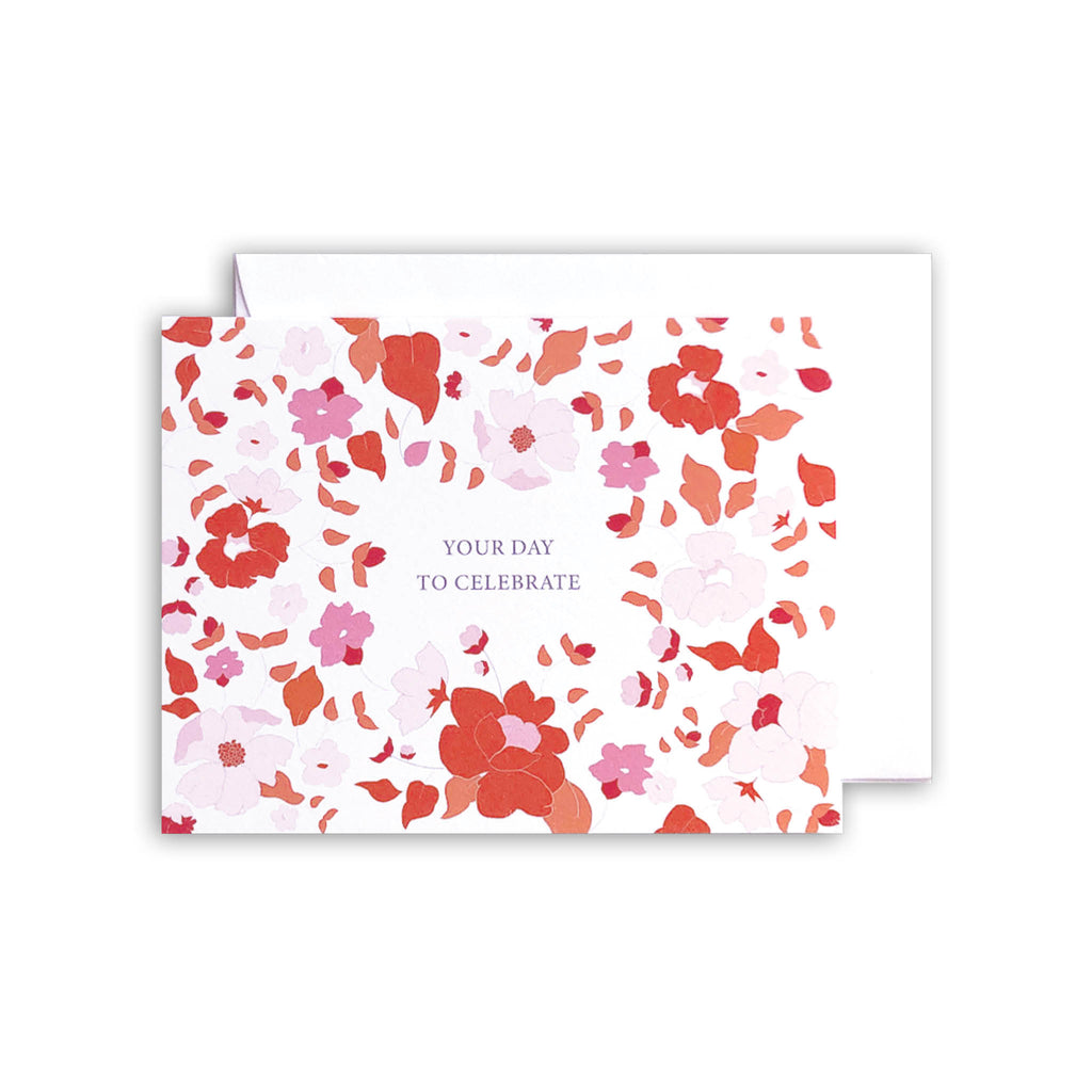 your day to celebrate greeting card floral