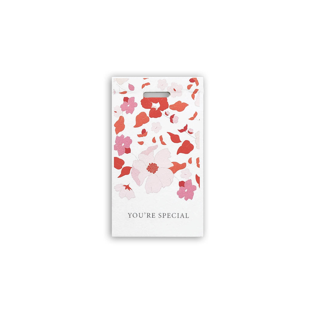 you're special gift tag floral
